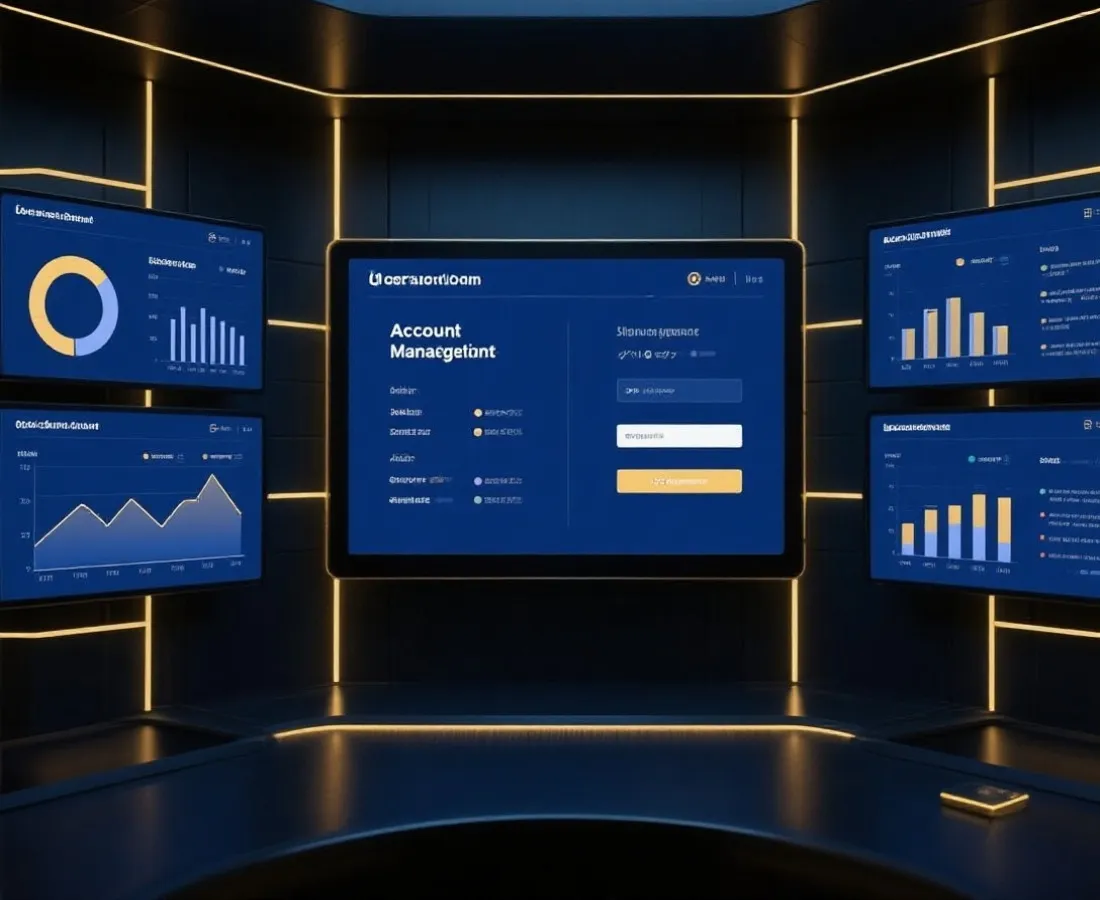 账户管理与安全工具视觉示意
